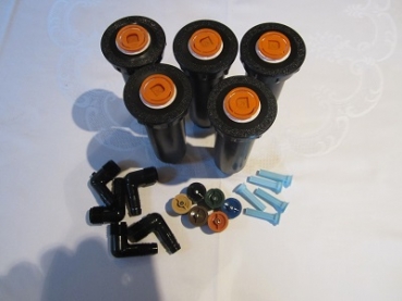 5er Pack Rain Bird Versenkdüse 1804 inkl. VAN Düse und SB Anschlusswinkel